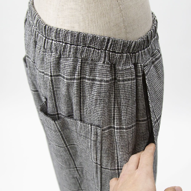 Y's for living　ワイズフォーリビング　C/Lチェック　ペンギンパンツ　M32-R20-29-7