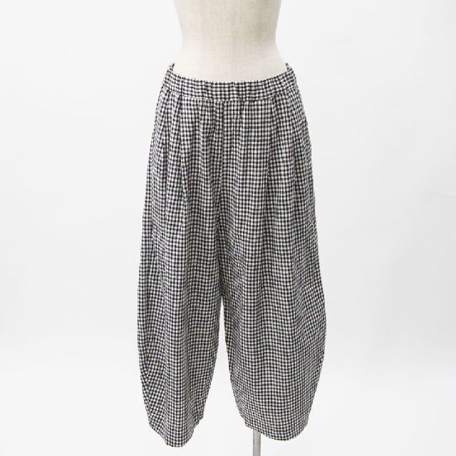 Y's for living　ワイズフォーリビング　C/Lチェック　タックパンツ　M32-R19-28-1
