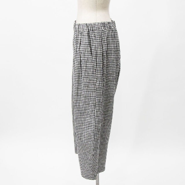 Y's for living　ワイズフォーリビング　C/Lチェック　タックパンツ　M32-R19-28-2