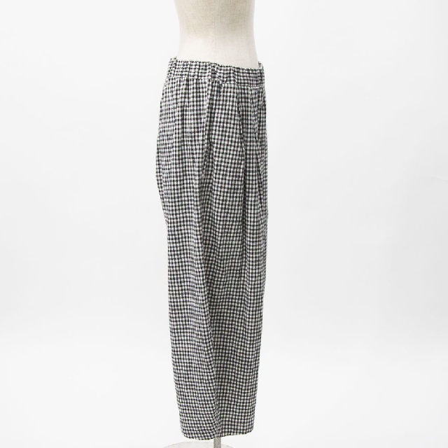 Y's for living　ワイズフォーリビング　C/Lチェック　タックパンツ　M32-R19-28-4