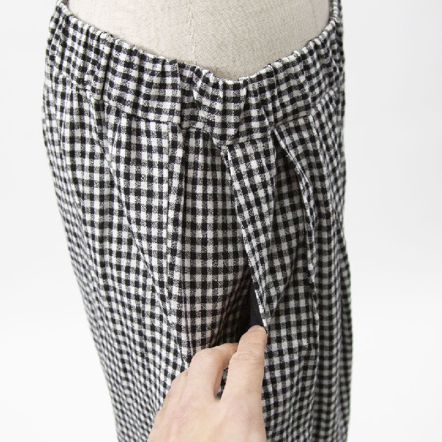 Y's for living　ワイズフォーリビング　C/Lチェック　タックパンツ　M32-R19-28-7