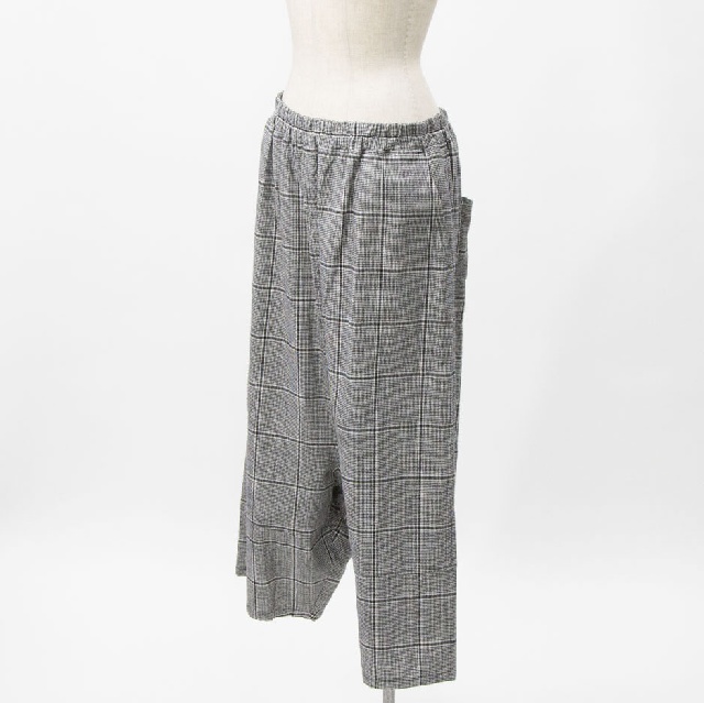 Y's for living　ワイズフォーリビング　C/Lチェック　ペンギンパンツ　M32-R20-29-0