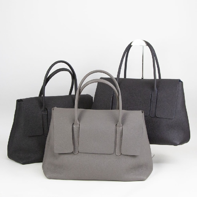 MAISON TAKUYA　メゾンタクヤ　Frap Tote L German Shrunken Calf×Goat　フラップ トートL　ジャーマンシュランケンカーフ×ゴート FBB(L)-G-0