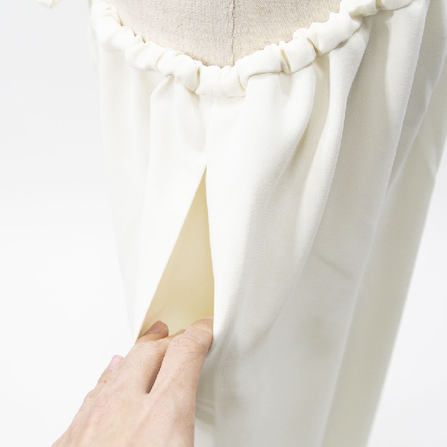 mizuiro ind　ミズイロインド　ドローストリングヘムイージーパンツ　1-260110-6