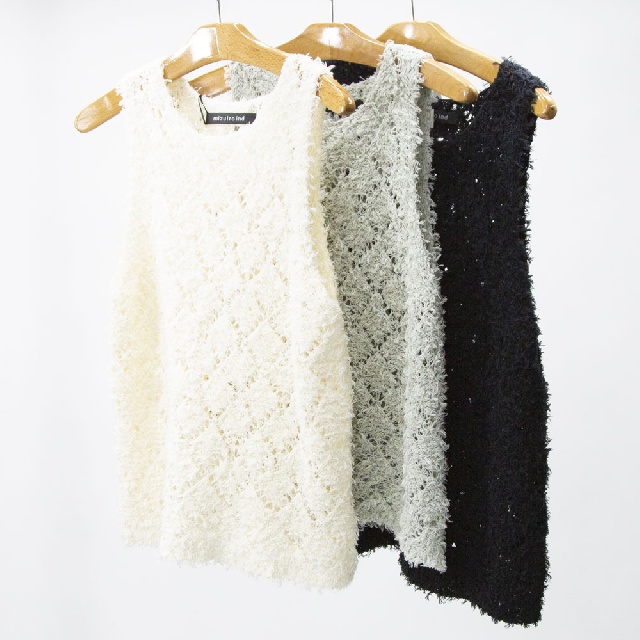 mizuiro ind　ミズイロインド　パターンベスト　1-220069-0