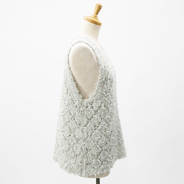 mizuiro ind　ミズイロインド　パターンベスト　1-220069-6