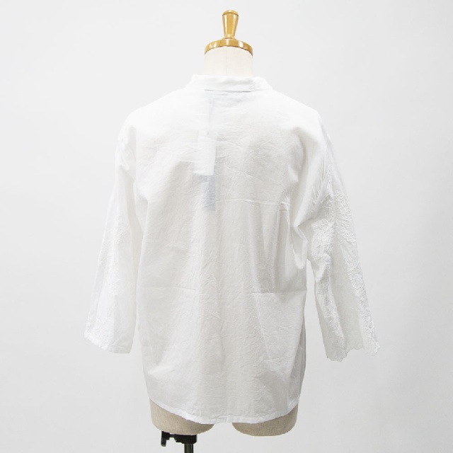 mizuiro ind　ミズイロインド　レースシノワズリシャツ　1-230168-3