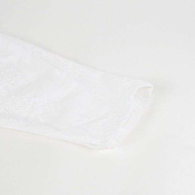 mizuiro ind　ミズイロインド　レースシノワズリシャツ　1-230168-8