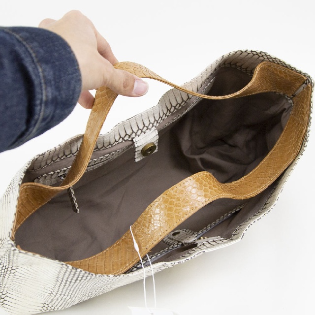 PLIABLE　プライアブル　コブラ革　トートバッグ　25-C642-6