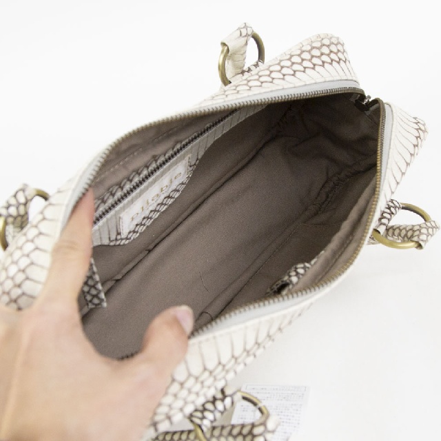 PLIABLE　プライアブル　コブラ革　ハンドバッグ　25-C660-6