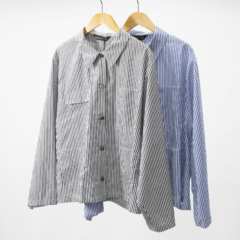 mizuiro ind　ミズイロインド　ストライプカバーオール　1-230151