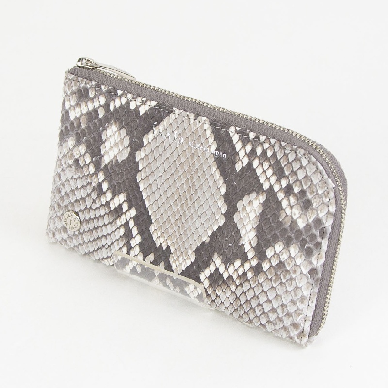 Isola　アイソラ　マットパイソン　ミコノス　L字ファスナーミドル財布　1712