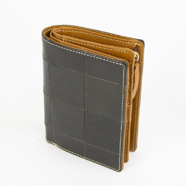【Recommend item】 AinSoph　アインソフ　ハードワックスマイルド　パッチワーク　折財布 　DA1297F-HWM-2