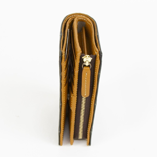 【Recommend item】 AinSoph　アインソフ　ハードワックスマイルド　パッチワーク　折財布 　DA1297F-HWM-3