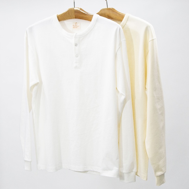 BIRTHDAY SUIT　バースデースーツ　ヘンリーネック ロングスリーブ Tシャツ　CS03-0