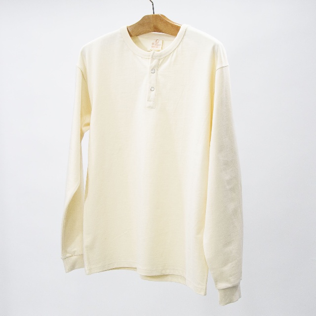 BIRTHDAY SUIT　バースデースーツ　ヘンリーネック ロングスリーブ Tシャツ　CS03-1