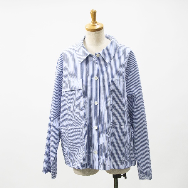 mizuiro ind　ミズイロインド　ストライプカバーオール　1-230151-2