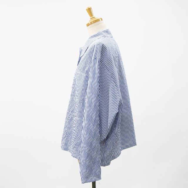 mizuiro ind　ミズイロインド　ストライプカバーオール　1-230151-3