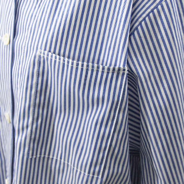 mizuiro ind　ミズイロインド　ストライプカバーオール　1-230151-7