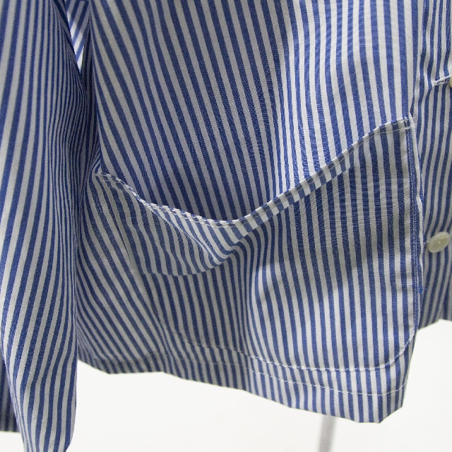 mizuiro ind　ミズイロインド　ストライプカバーオール　1-230151-10