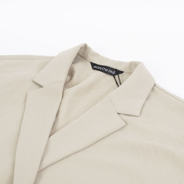 mizuiro ind　ミズイロインド　テイラードシャツジャケット　1-230170-11