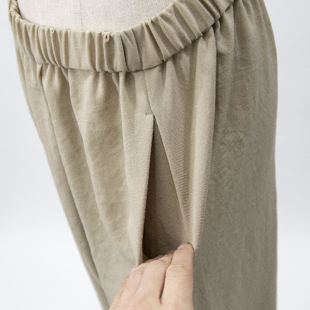 mizuiro ind　ミズイロインド　ラップライクイージーパンツ　1-260109-5