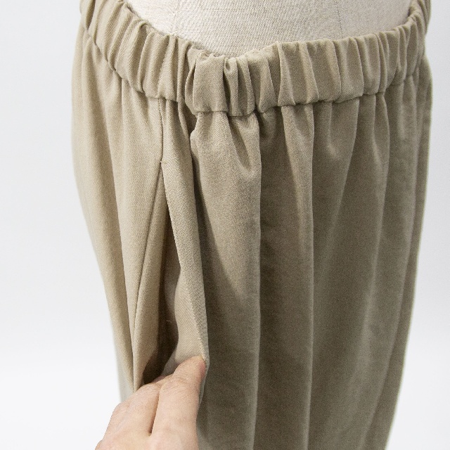mizuiro ind　ミズイロインド　ラップライクイージーパンツ　1-260109-6
