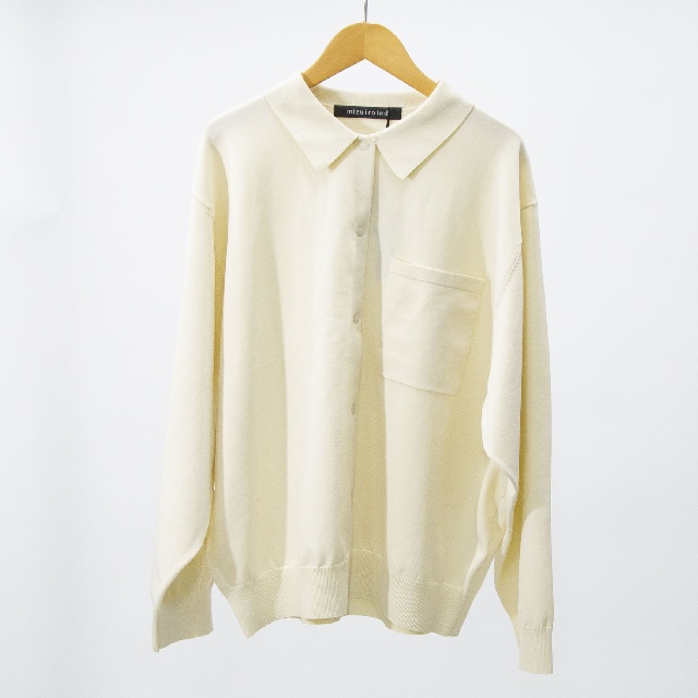 mizuiro ind　ミズイロインド　シャツカーディガン　1-220066-1