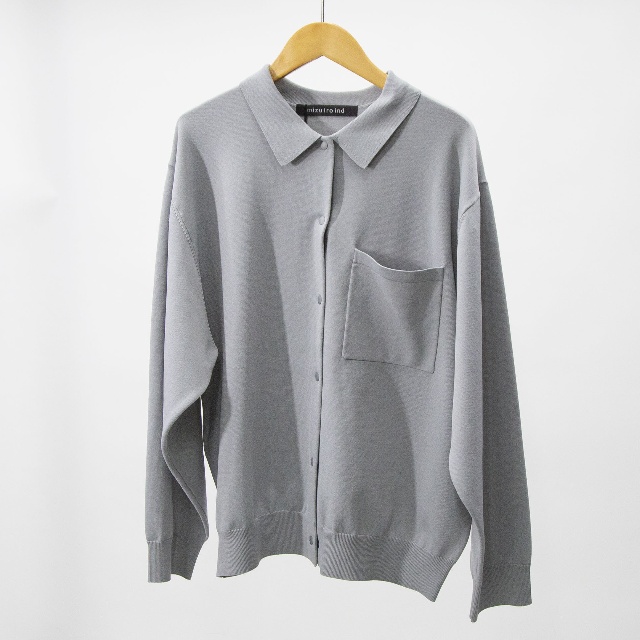 mizuiro ind　ミズイロインド　シャツカーディガン　1-220066-2
