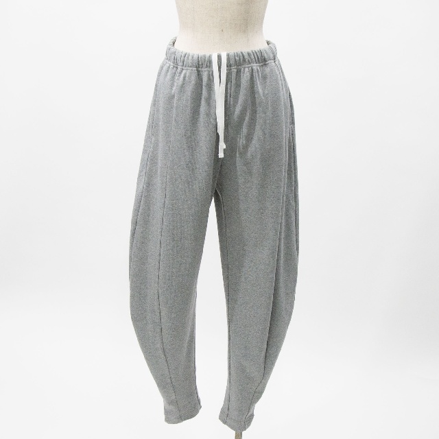 MIDIUMISOLID　ミディウミソリッド　リブイージーコクーンパンツ　1-162210-1