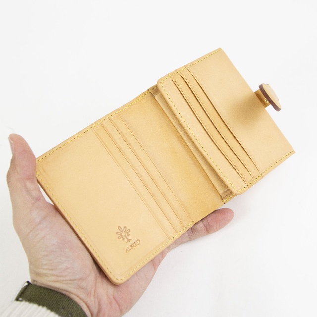 ALBERO　アルベロ　Naturale　ナチュレ　ベロ留め折財布　N-5370-6