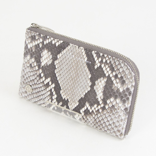 Isola　アイソラ　マットパイソン　ミコノス　L字ファスナーミドル財布　1712-0
