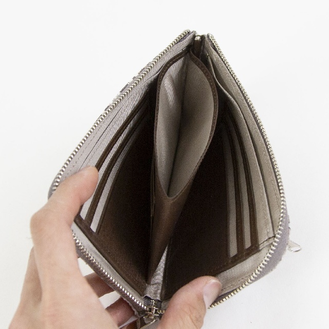 Isola　アイソラ　マットパイソン　ミコノス　L字ファスナーミドル財布　1712-6