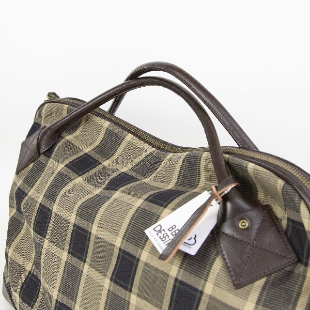 BEAU DESSIN　ボーデッサン　ギャバチェック　ボストン　GC-1773-5