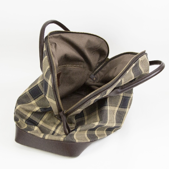 BEAU DESSIN　ボーデッサン　ギャバチェック　ボストン　GC-1773-7