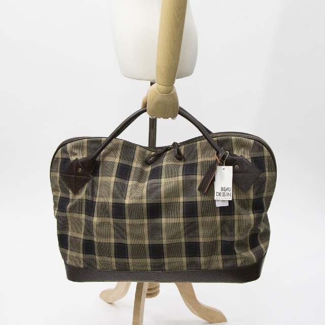 BEAU DESSIN　ボーデッサン　ギャバチェック　ボストン　GC-1773-8