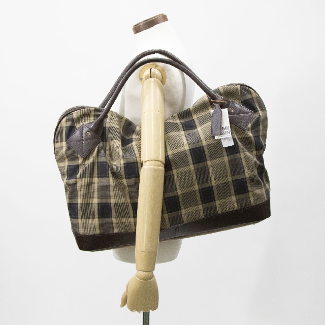 BEAU DESSIN　ボーデッサン　ギャバチェック　ボストン　GC-1773-9