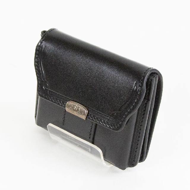 池之端銀革店　Dual　デュアル　サドルプルアップ　ギャルソンコンパクト財布　DCR-1050-1
