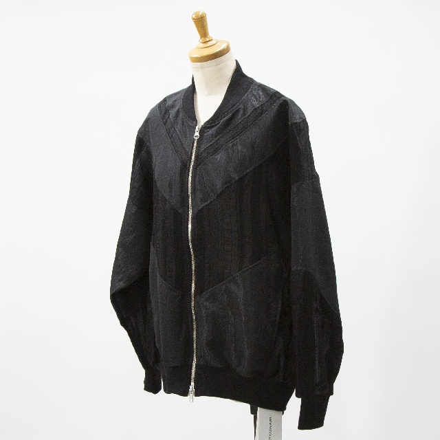 MIDIUMISOLID　ミディウミソリッド　マテリアルミックスブルゾン　1-172112-0