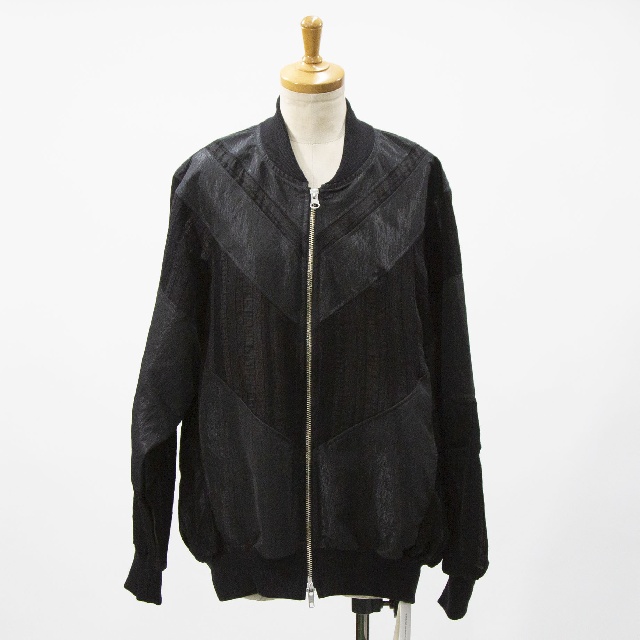 MIDIUMISOLID　ミディウミソリッド　マテリアルミックスブルゾン　1-172112-1