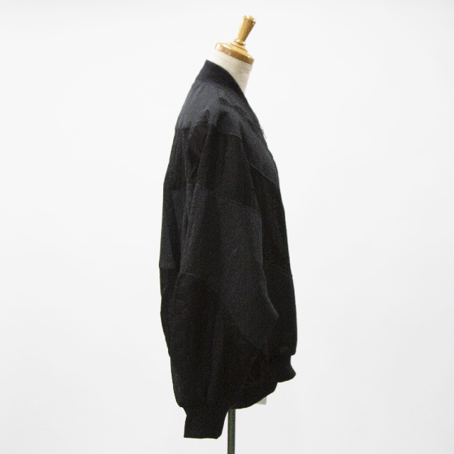 MIDIUMISOLID　ミディウミソリッド　マテリアルミックスブルゾン　1-172112-4