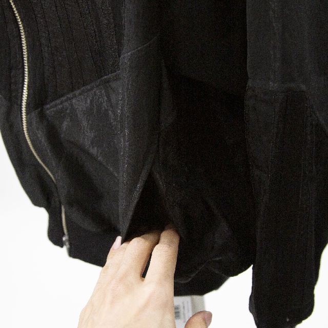 MIDIUMISOLID　ミディウミソリッド　マテリアルミックスブルゾン　1-172112-6