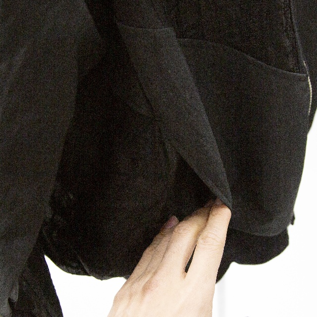 MIDIUMISOLID　ミディウミソリッド　マテリアルミックスブルゾン　1-172112-7