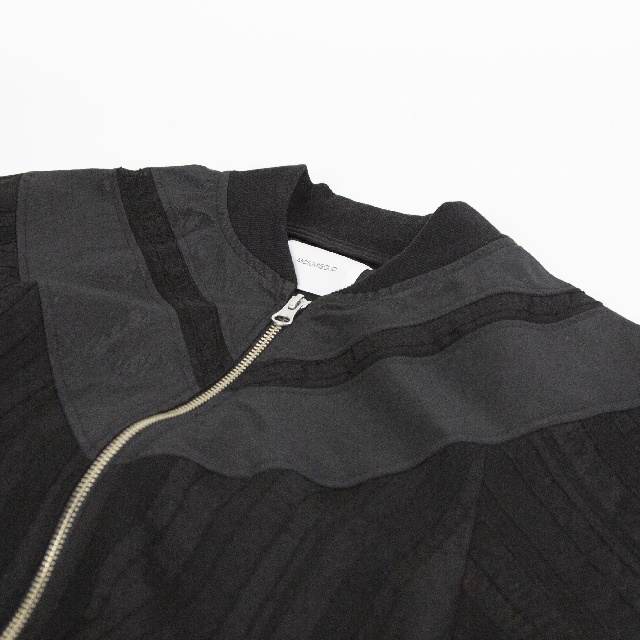 MIDIUMISOLID　ミディウミソリッド　マテリアルミックスブルゾン　1-172112-8