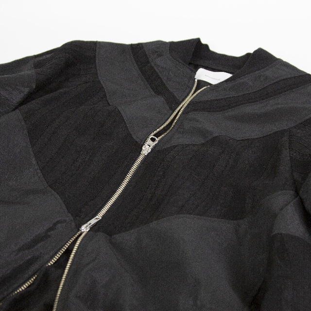 MIDIUMISOLID　ミディウミソリッド　マテリアルミックスブルゾン　1-172112-9