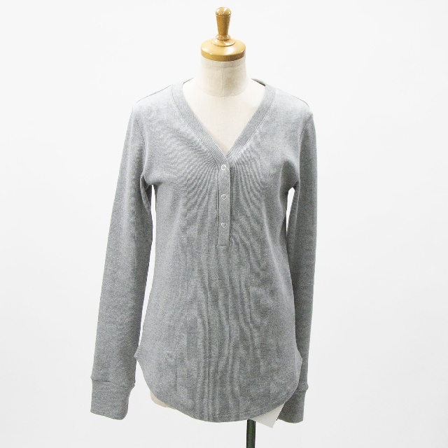 MIDIUMISOLID　ミディウミソリッド　リブヘンリーネックプルオーバー　1-112219-1