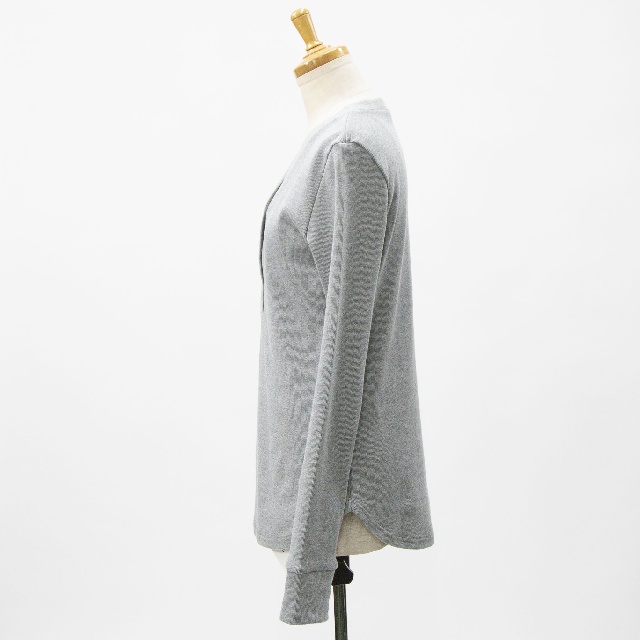 MIDIUMISOLID　ミディウミソリッド　リブヘンリーネックプルオーバー　1-112219-2