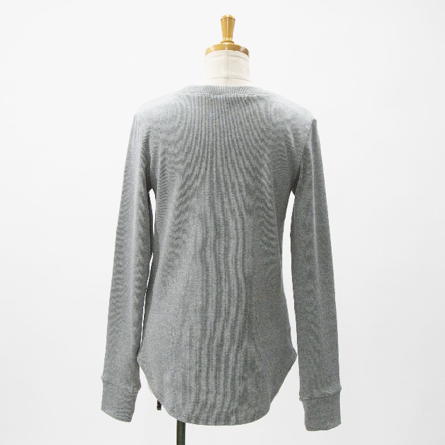 MIDIUMISOLID　ミディウミソリッド　リブヘンリーネックプルオーバー　1-112219-3