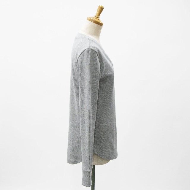 MIDIUMISOLID　ミディウミソリッド　リブヘンリーネックプルオーバー　1-112219-4