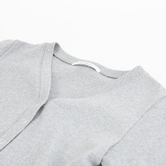 MIDIUMISOLID　ミディウミソリッド　リブヘンリーネックプルオーバー　1-112219-6